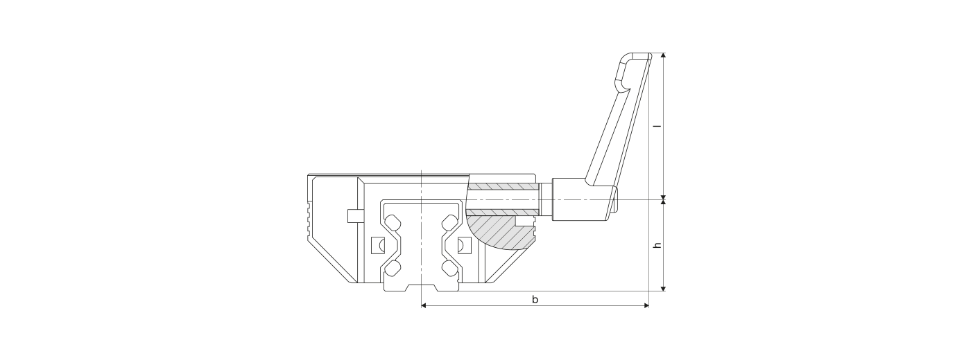 Kassette mit Klemmhebel
